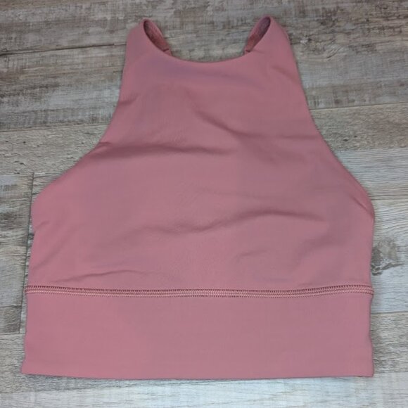 lululemon athletica Other - lululemon Energy High-Neck Longline Bra * Brier Rose * Size 2